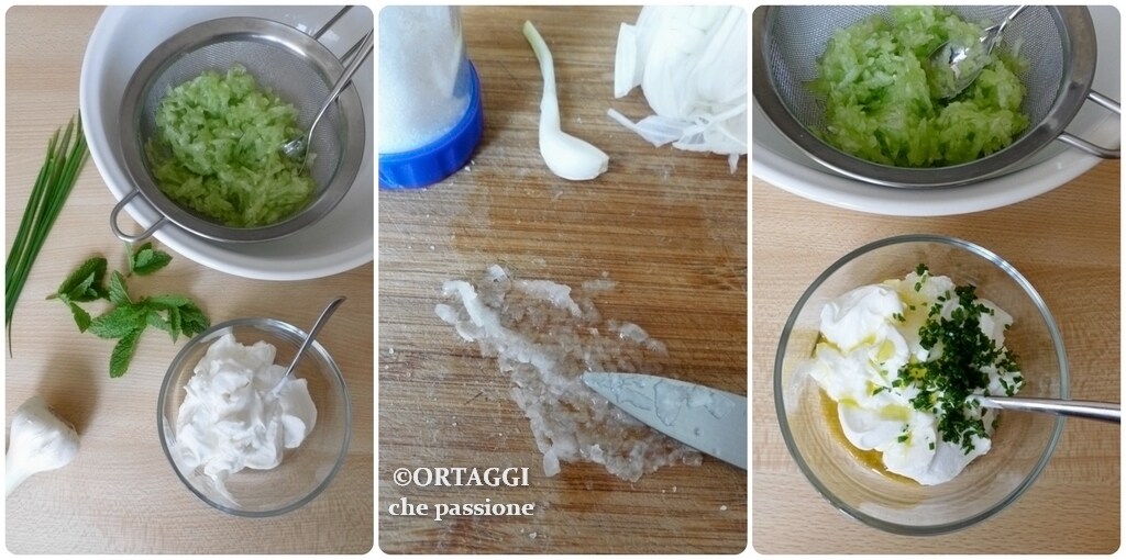 Tzatziki grego - passos difíceis