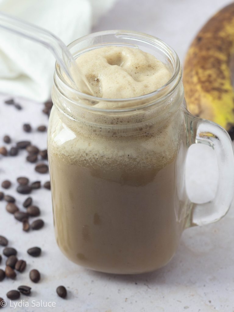 Vitamina de café e banana