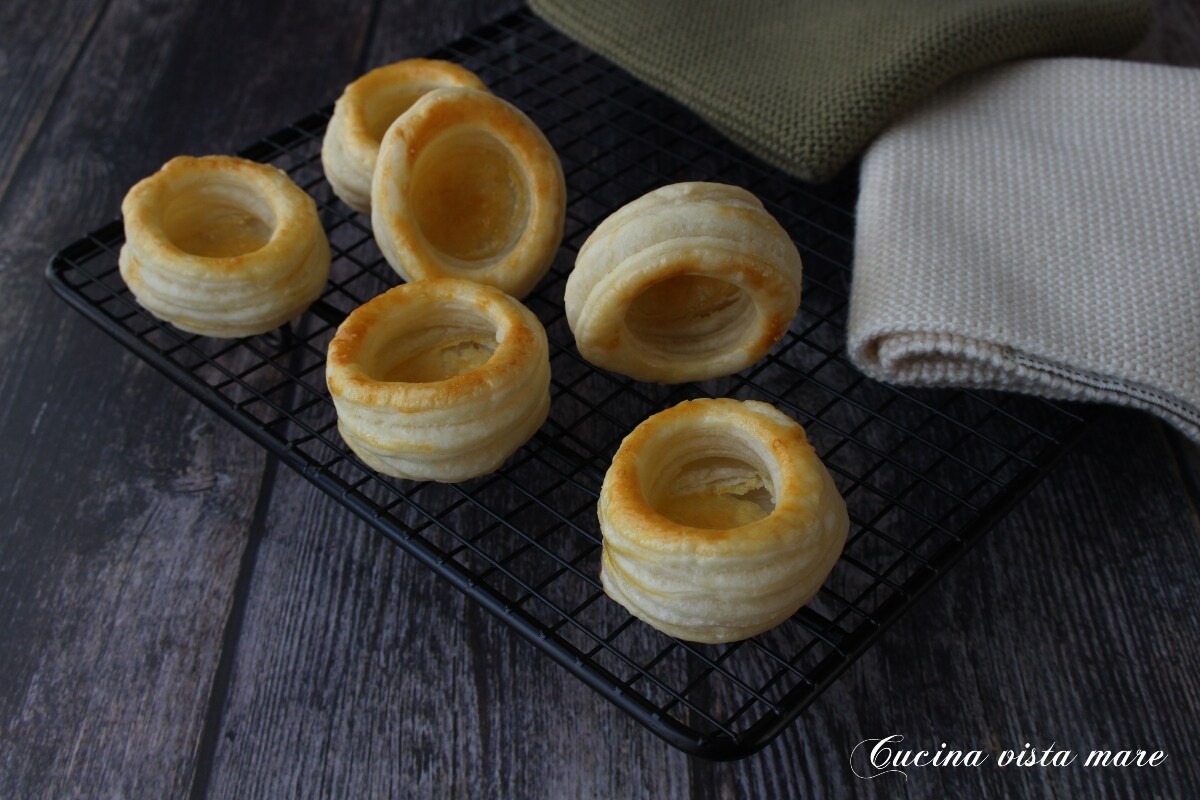 Vol au vent feitos em casa