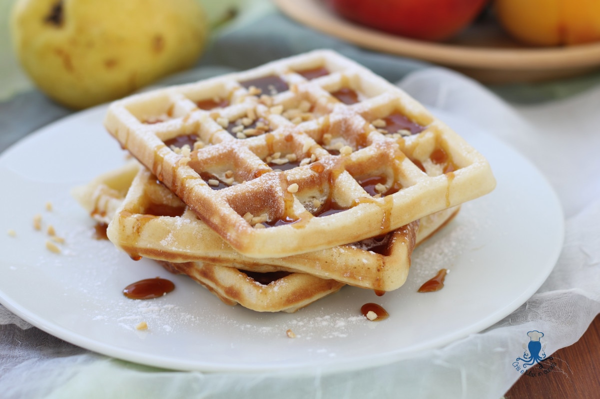 Waffle sem lactose, receita para intolerantes.