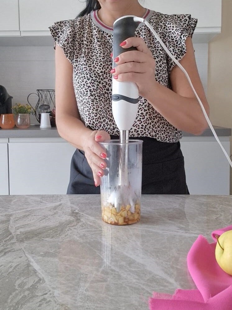 Biscoitos laço de maçã