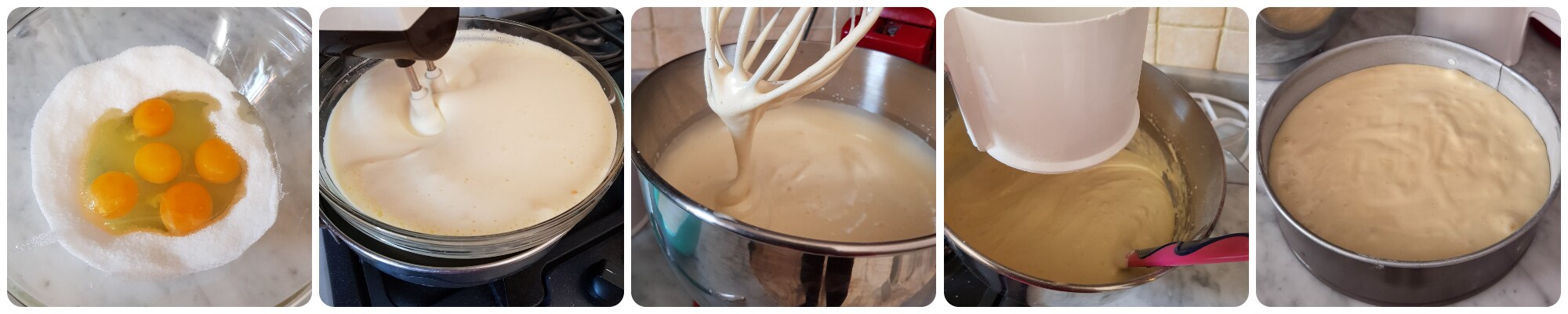 Brioche nuvens recheadas com creme de dois sabores