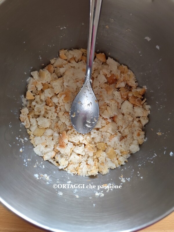 compactar o pão com o leite