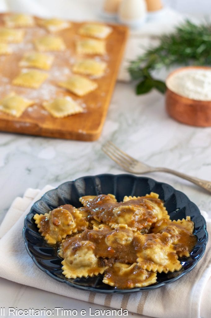 agnolotti com carne assada