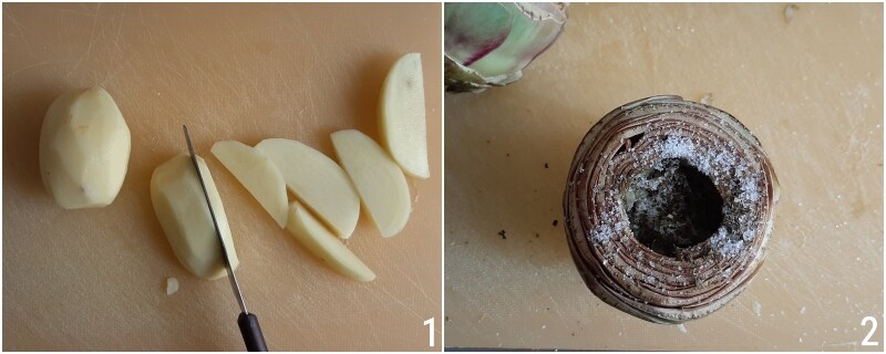 alcachofras e batatas na panela receita acompanhamento alcachofras inteiras na panela cozidas o grão de milho 1 temperar alcachofras