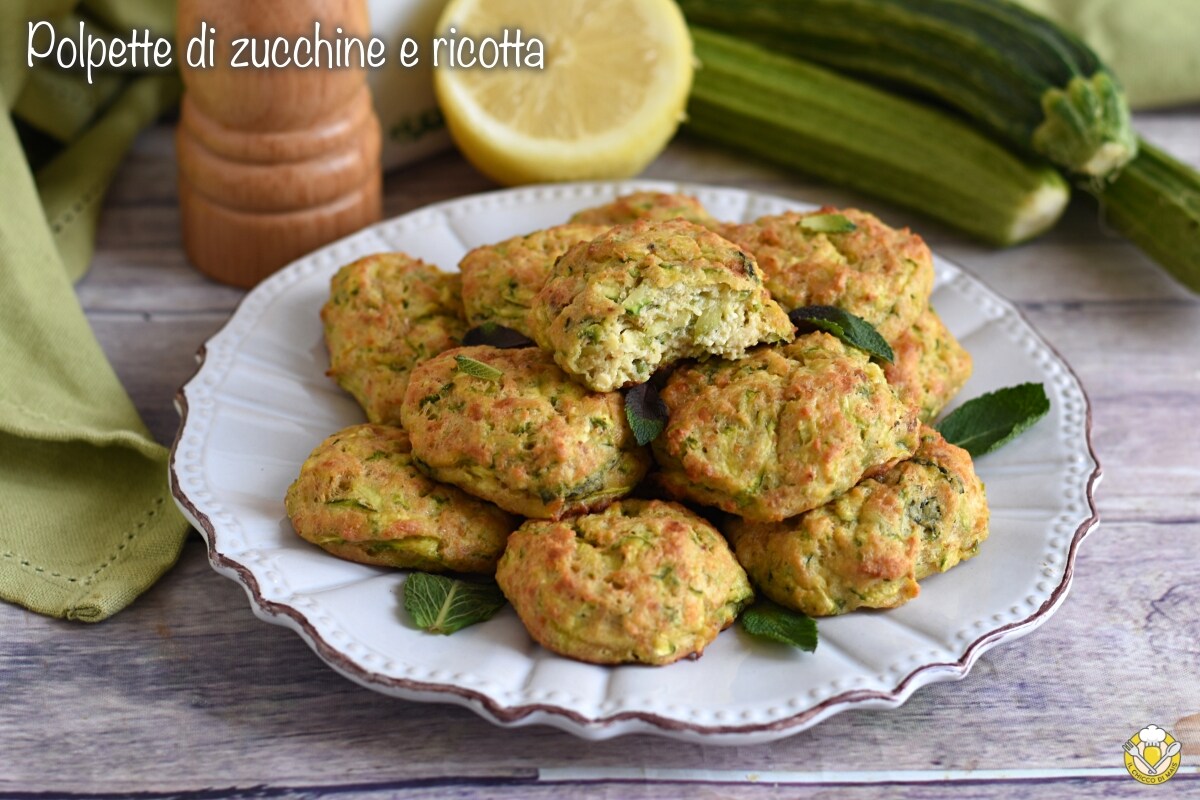 Almôndegas de abobrinha e ricota