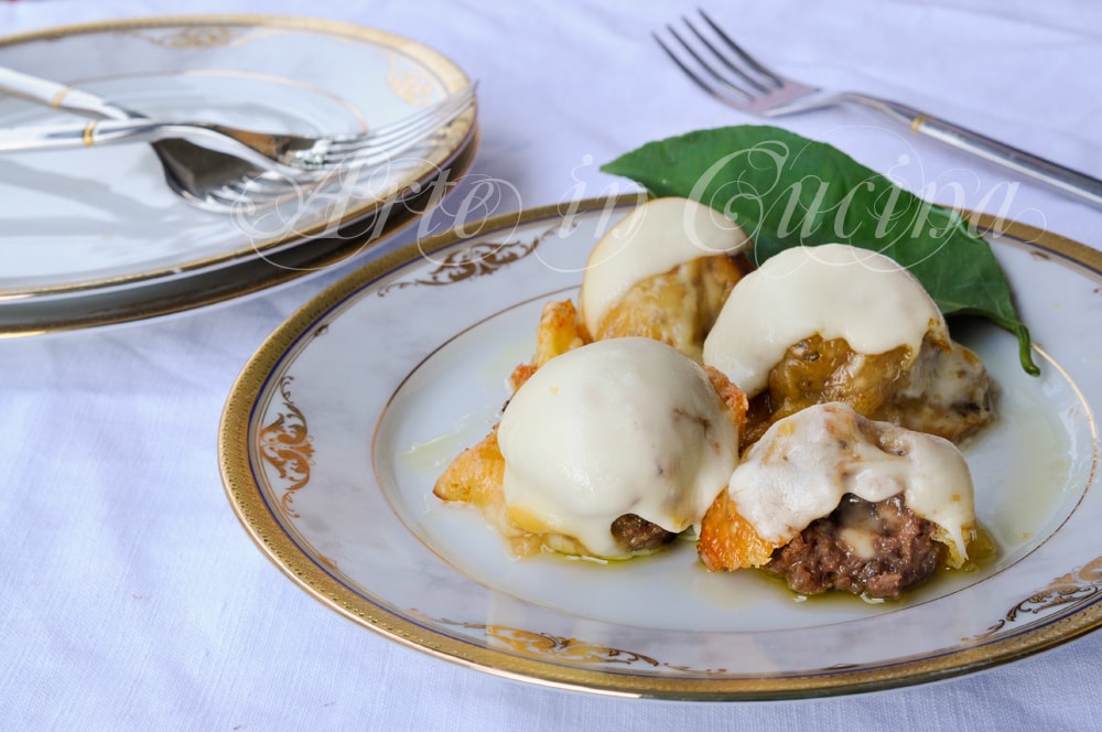 Almôndegas com provola ao forno receita fácil