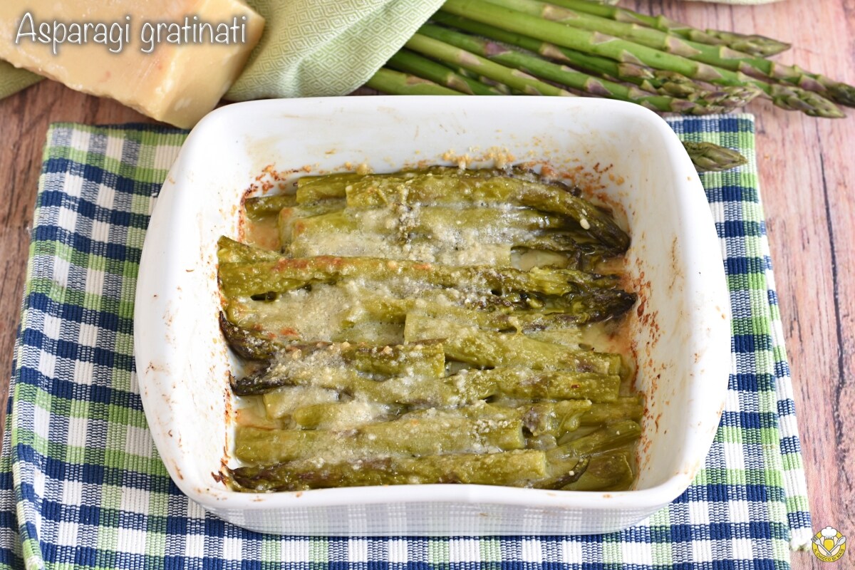 Aspargos gratinados