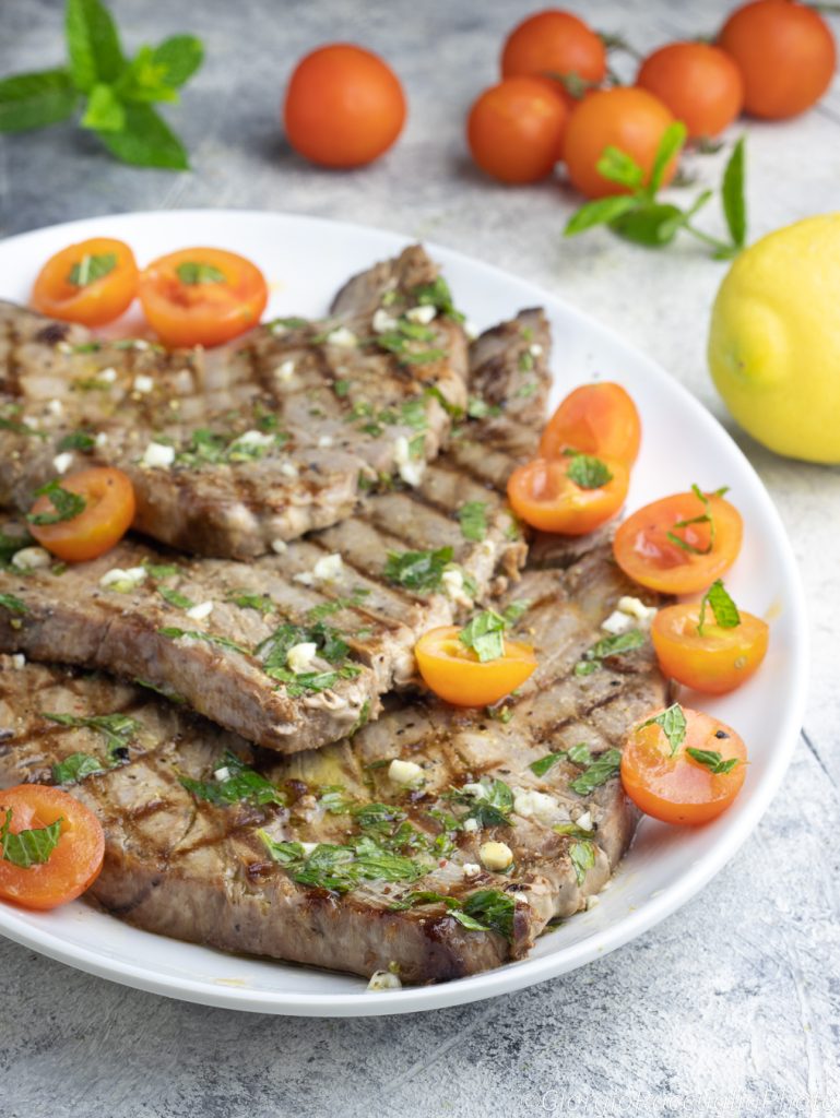 atum fresco grelhado