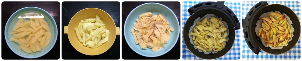BATATAS AO ALECRIM NA FRITADEIRA SEM ÓLEO