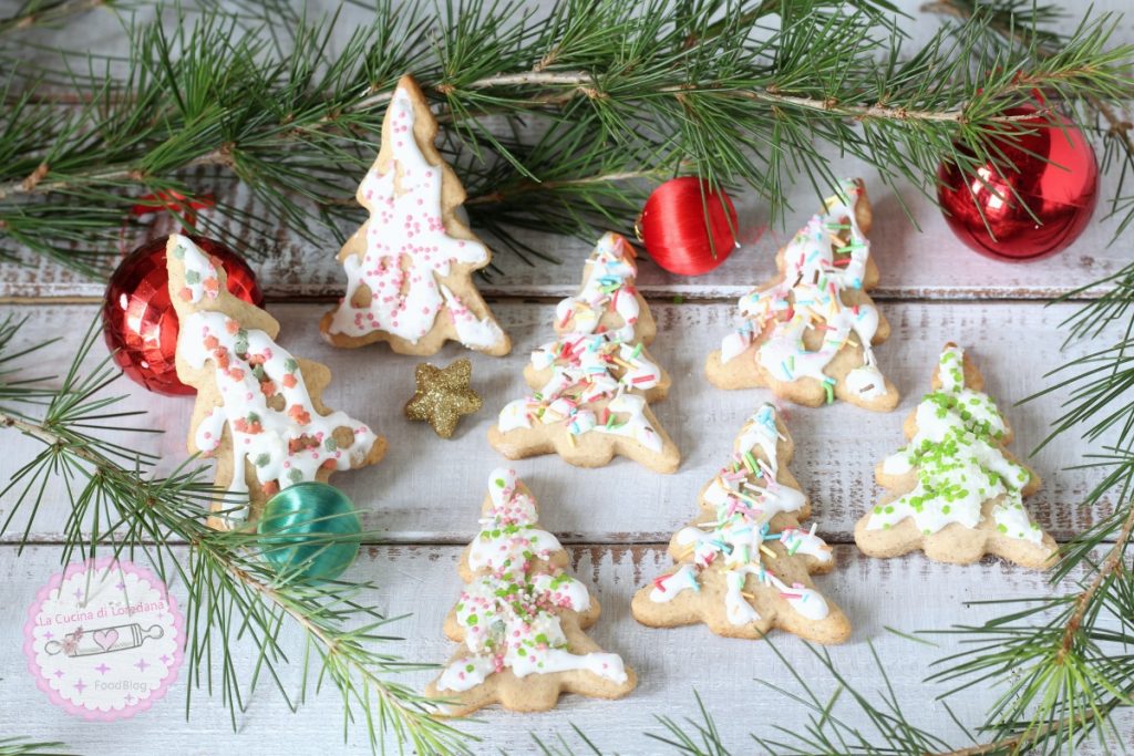 biscoitos árvore de natal