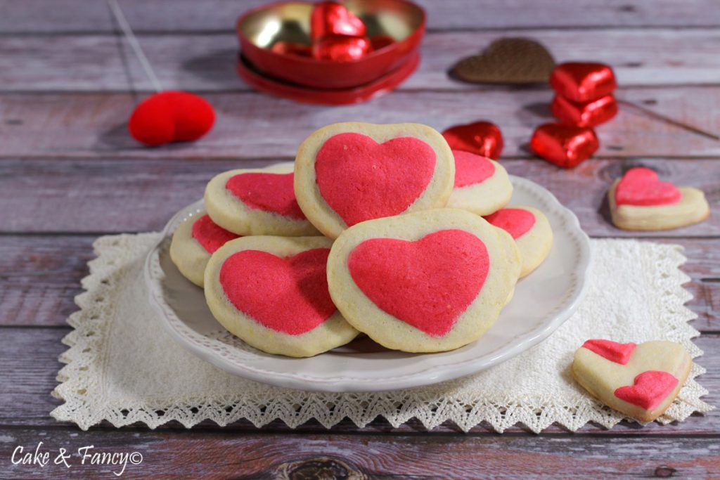 Biscoitos com coração