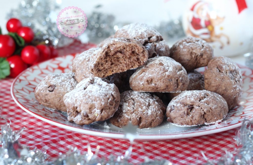 biscoitos especiados de chocolate