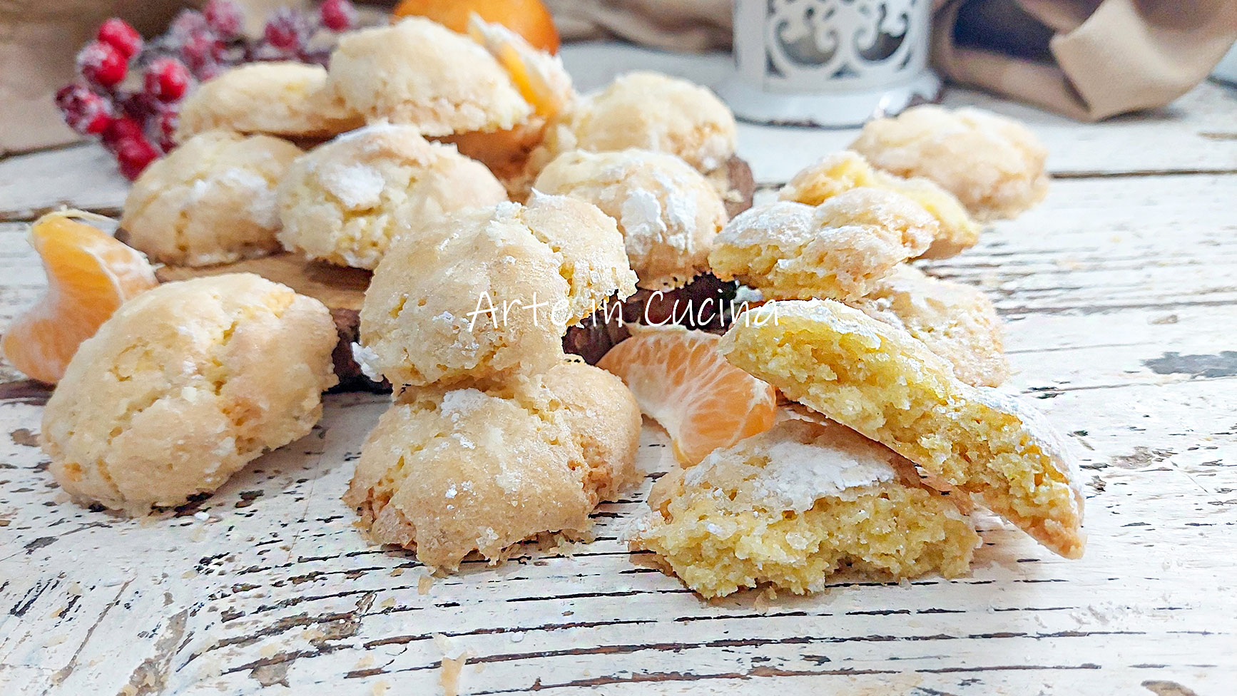 BISCOITOS macios de TANGERINA