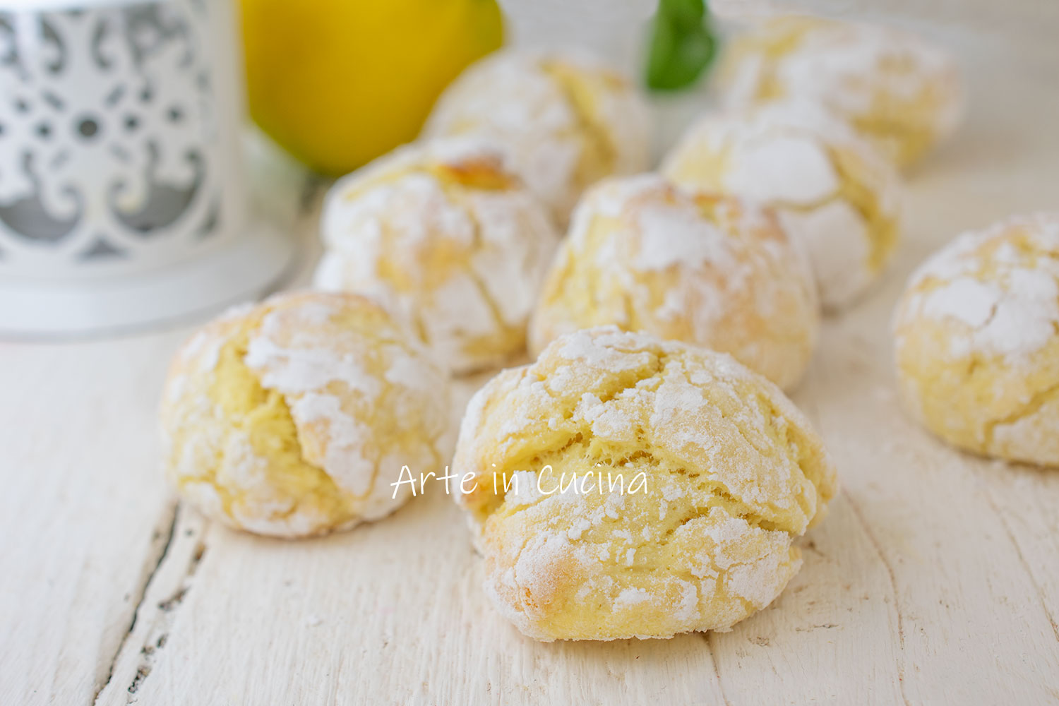Biscoitos marroquinos de limão