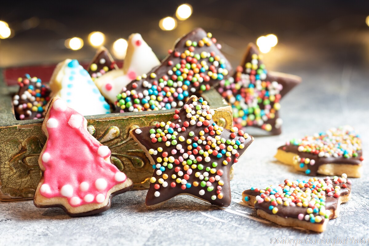 Receita de biscoitos de Natal decorados