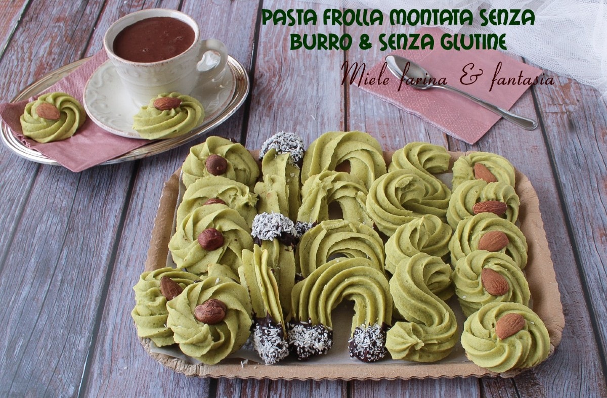 Massa frola montada sem glúten e sem manteiga