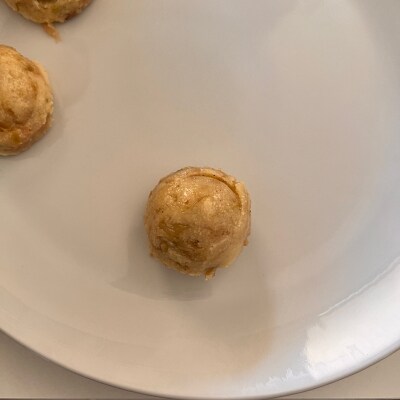 bolinhos de polenta no prato