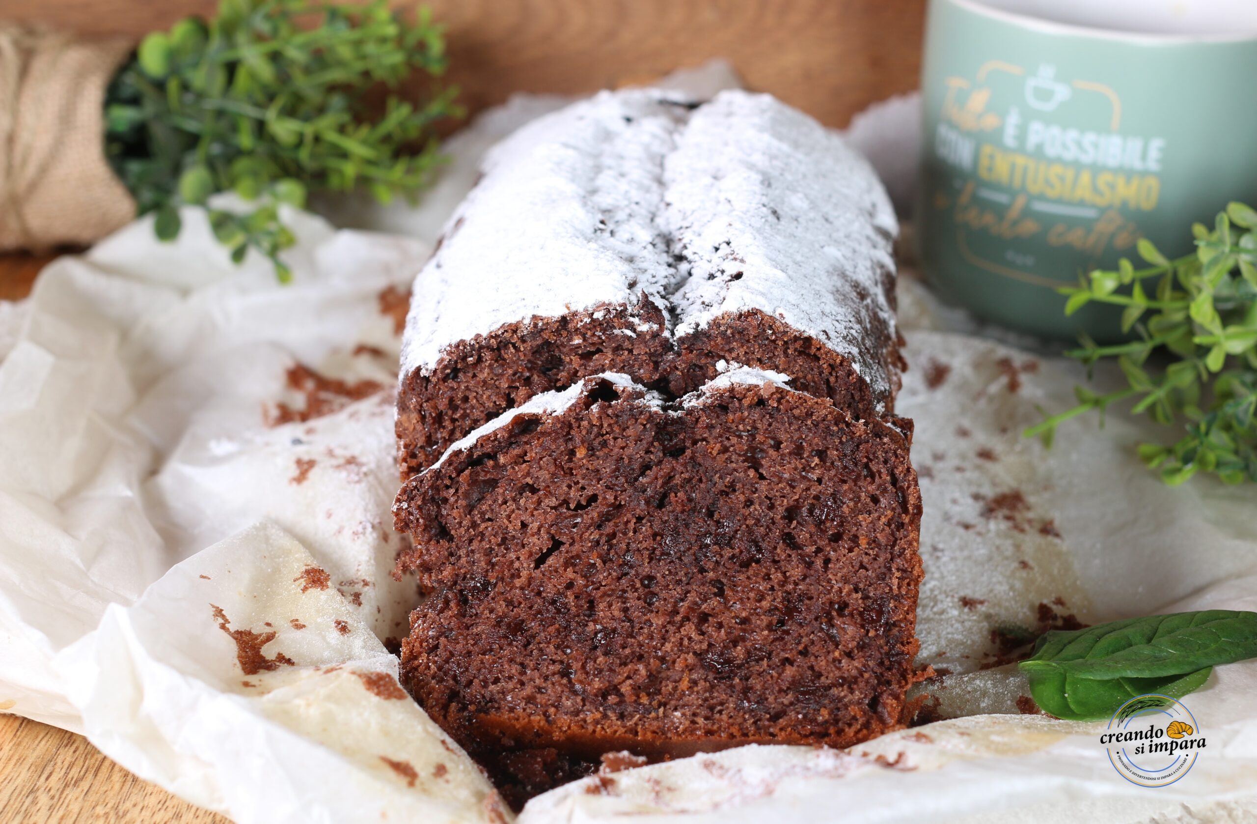Bolo de Ameixa com Chocolate