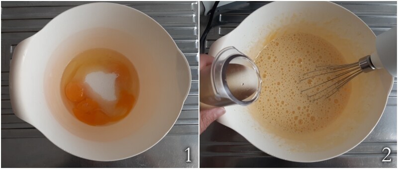 bolo de amêndoas e iogurte grego alto e fofo bolo de café da manhã sem manteiga o grão de milho 1 bater ovos