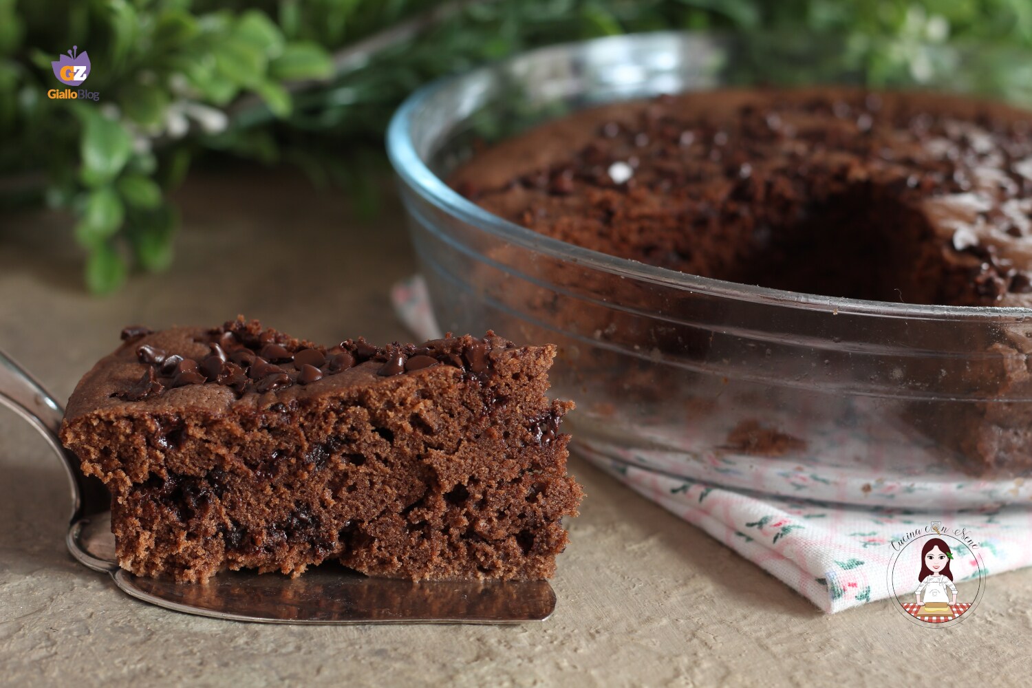 Bolo de chocolate de micro-ondas