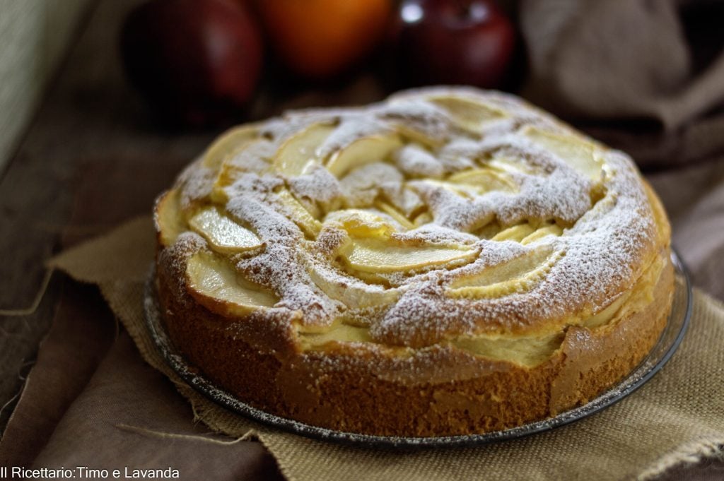 bolo de maçã e laranja