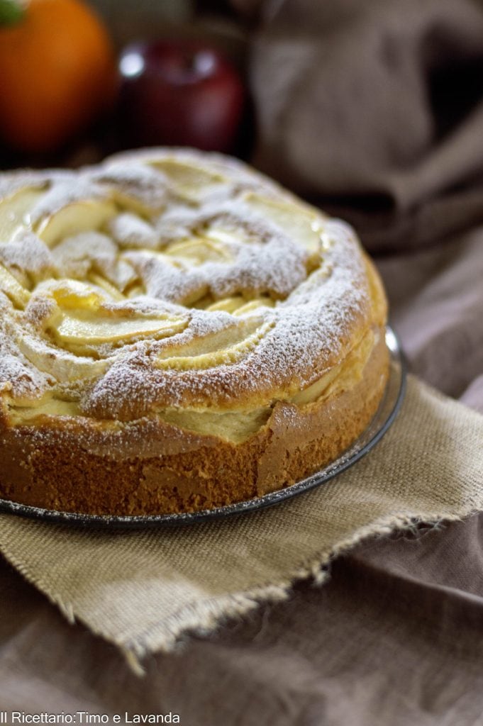 bolo de maçã e laranja