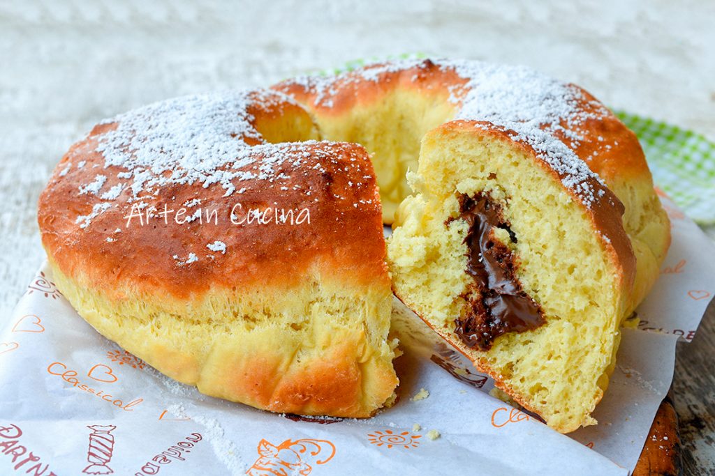 Bolo sem Manteiga com Nutella Brioche Fofo