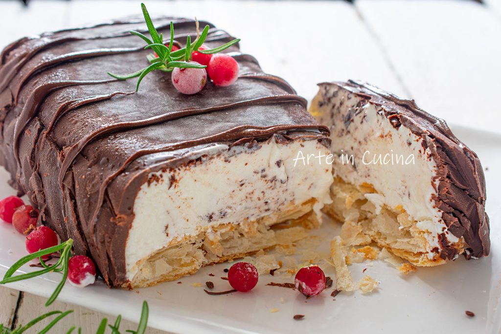 Bolo semifrio de chocolate