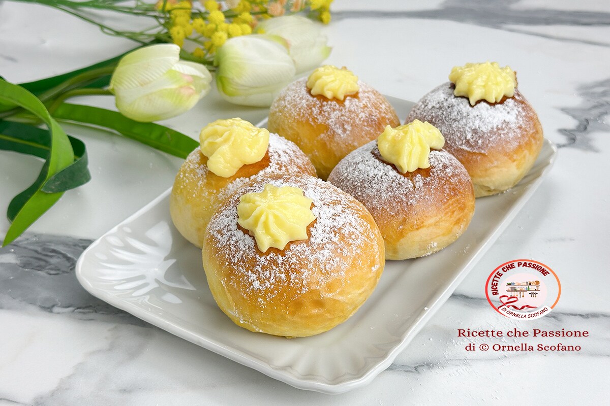 Brioche com creme