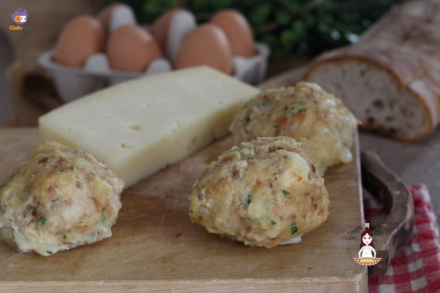 Canederli com queijo