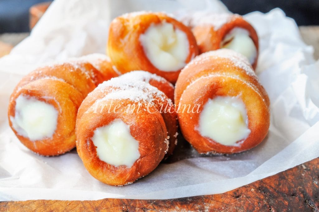 Cannoli fritos com creme de confeiteiro receita fácil vickyart arte na cozinha