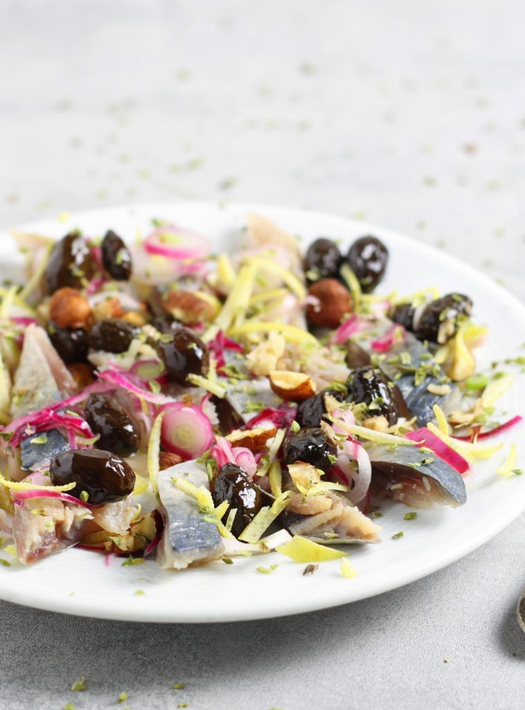 Cavala marinada sem cozimento