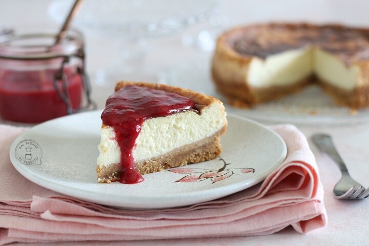 Cheesecake assada na fritadeira a ar