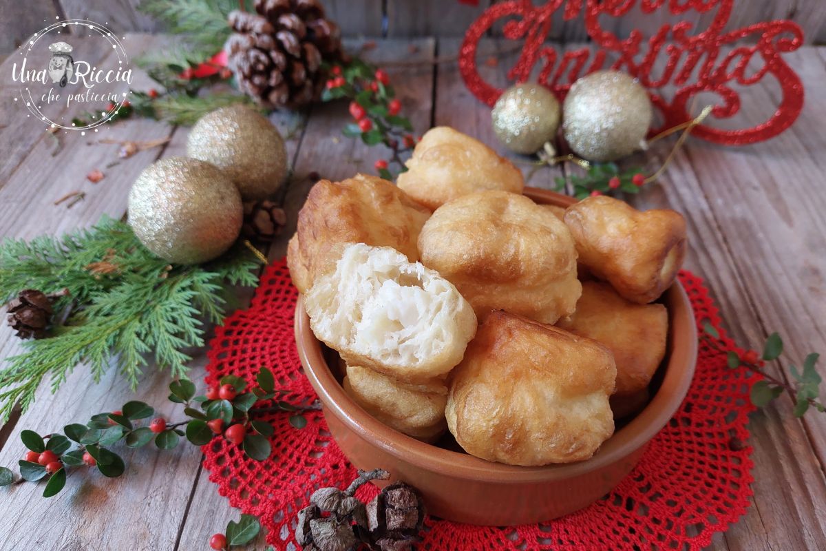 Ciabbottelli com bacalhau abruzeses