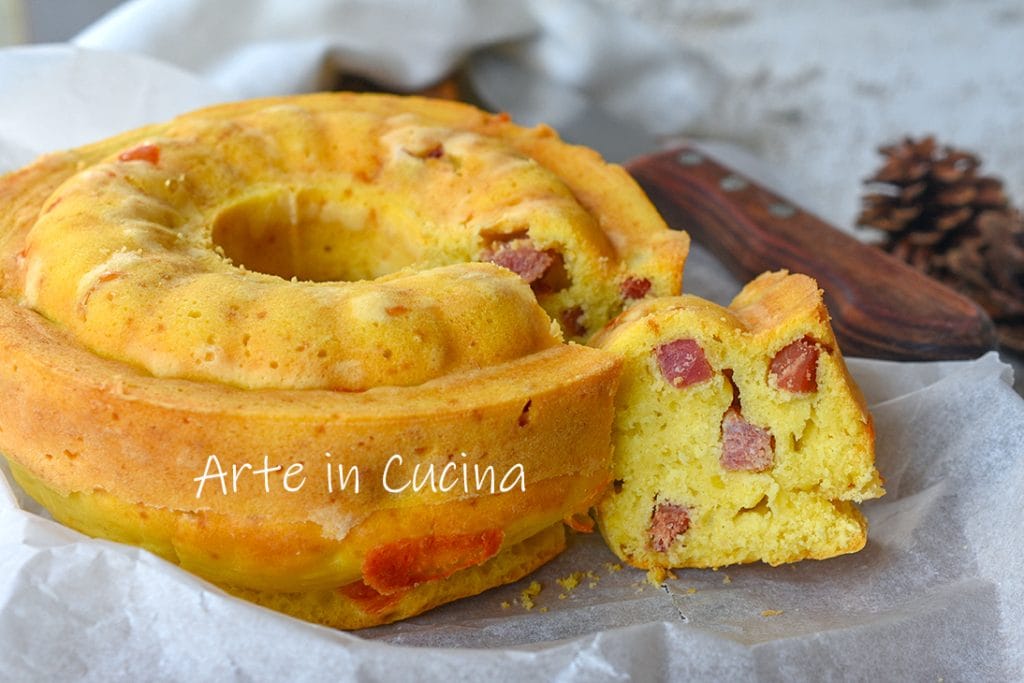 Ciambella ao copo rápida com frios