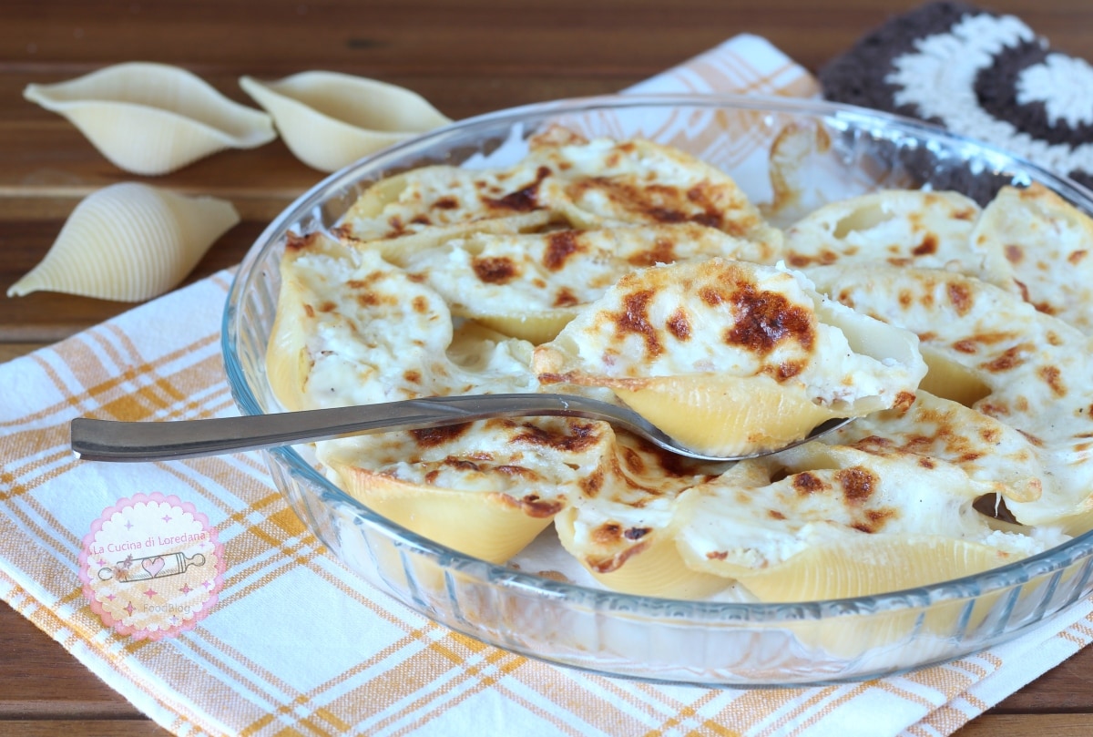 CONCHIGLIONI RECHEADOS AO FORNO um prato principal especial