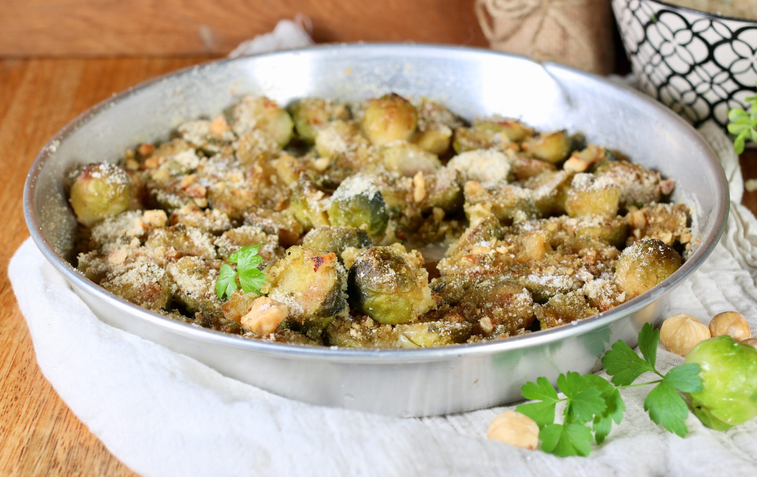 Couve-de-bruxelas gratinada