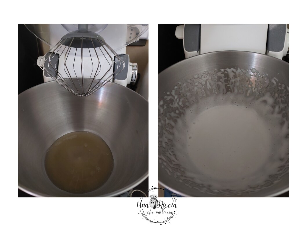 cracker cúrcuma e aquafaba montada