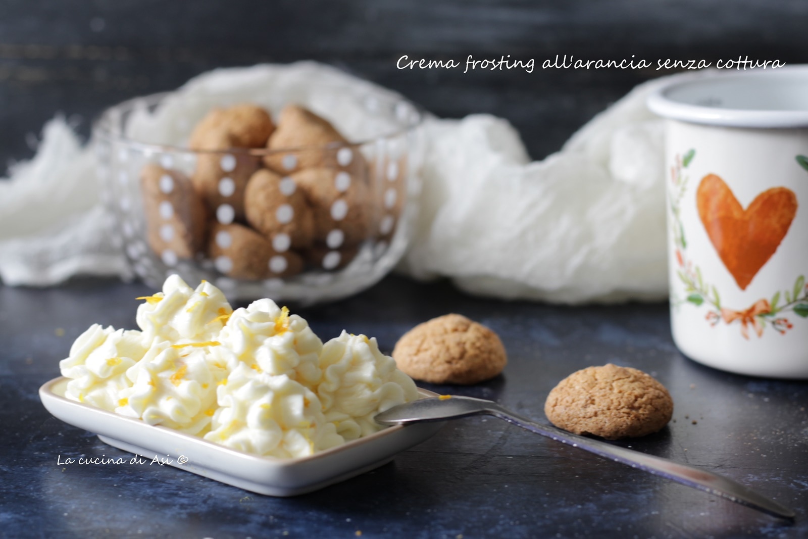 CREME FROSTING DE LARANJA SEM COZIMENTO