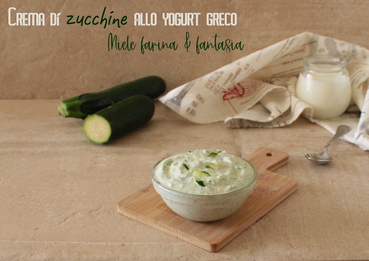 Molho de abobrinha com iogurte grego
