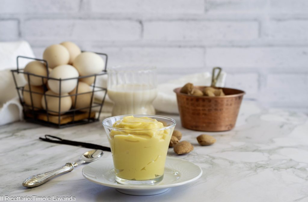 creme de confeiteiro com leite de amêndoas