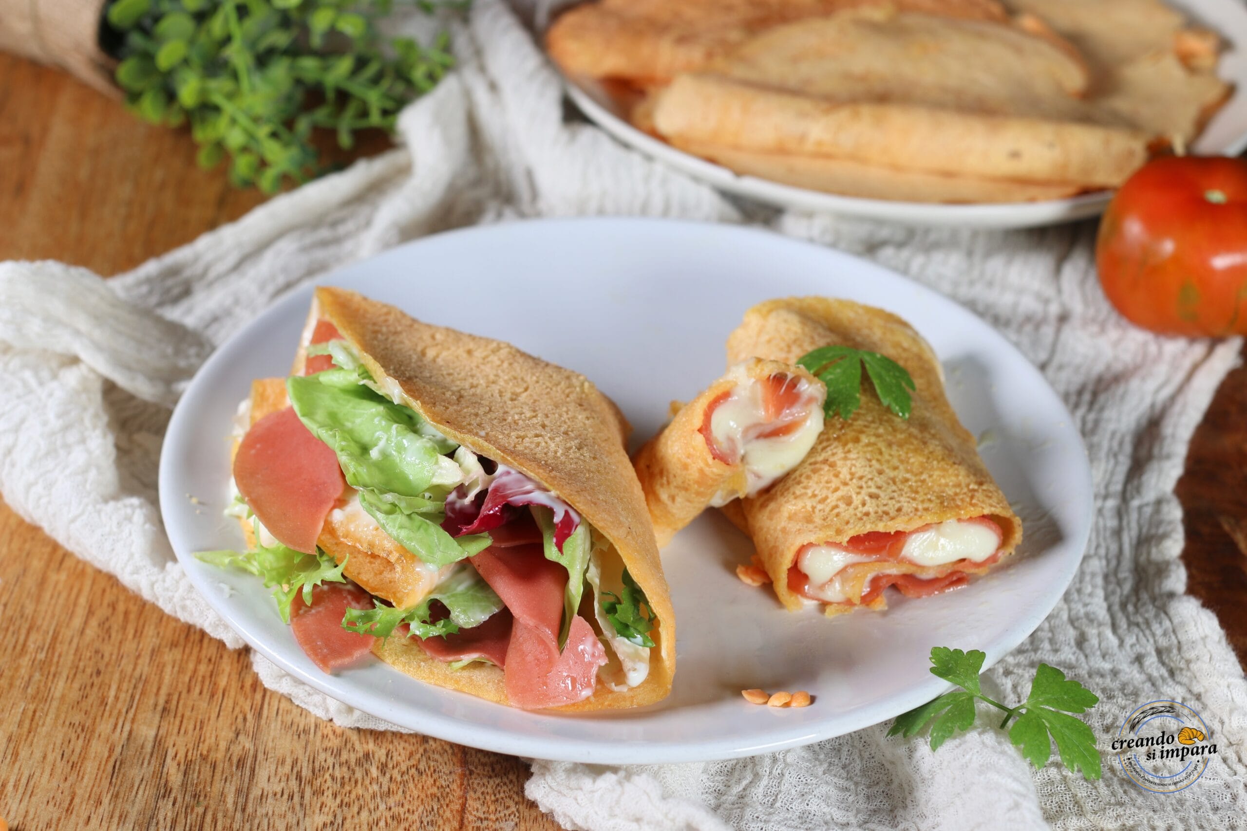 Crepes de lentilhas