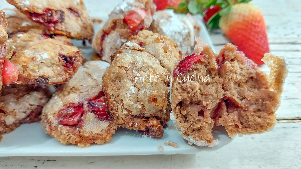 CRINKLES de MORANGO e CHOCOLATE