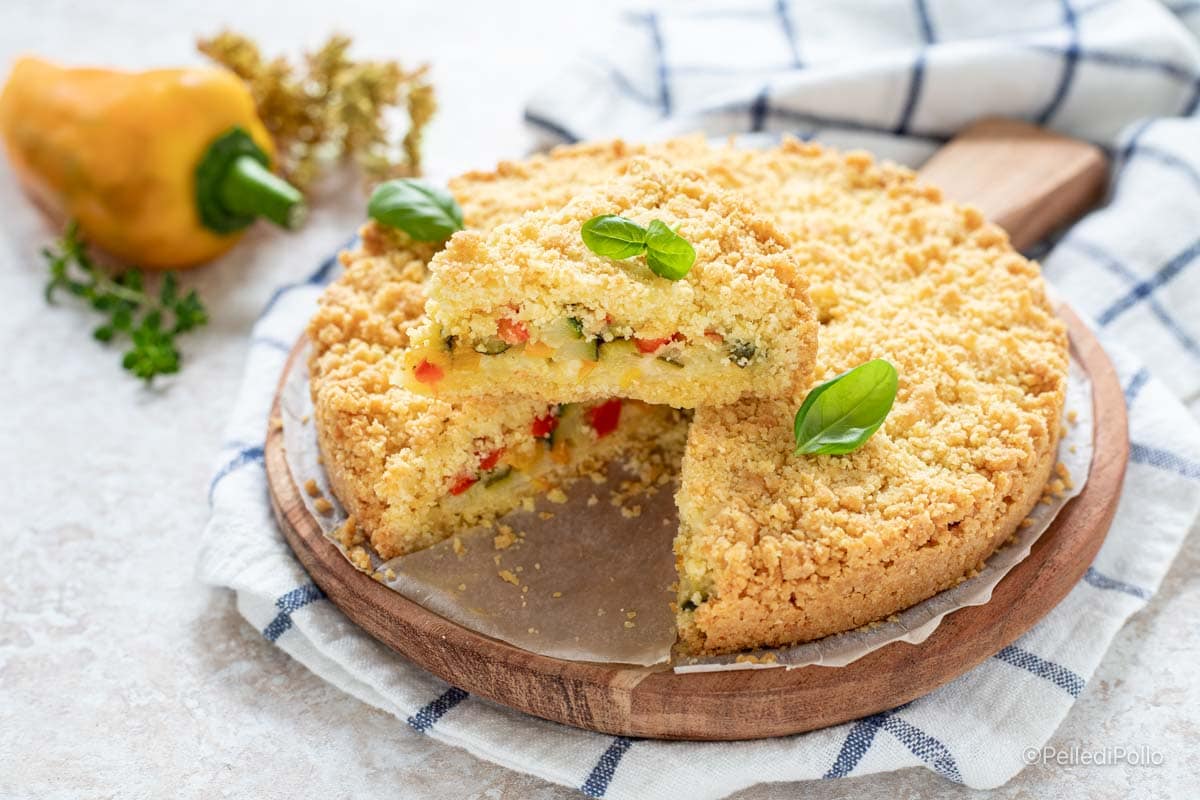 Crumble salgado de legumes