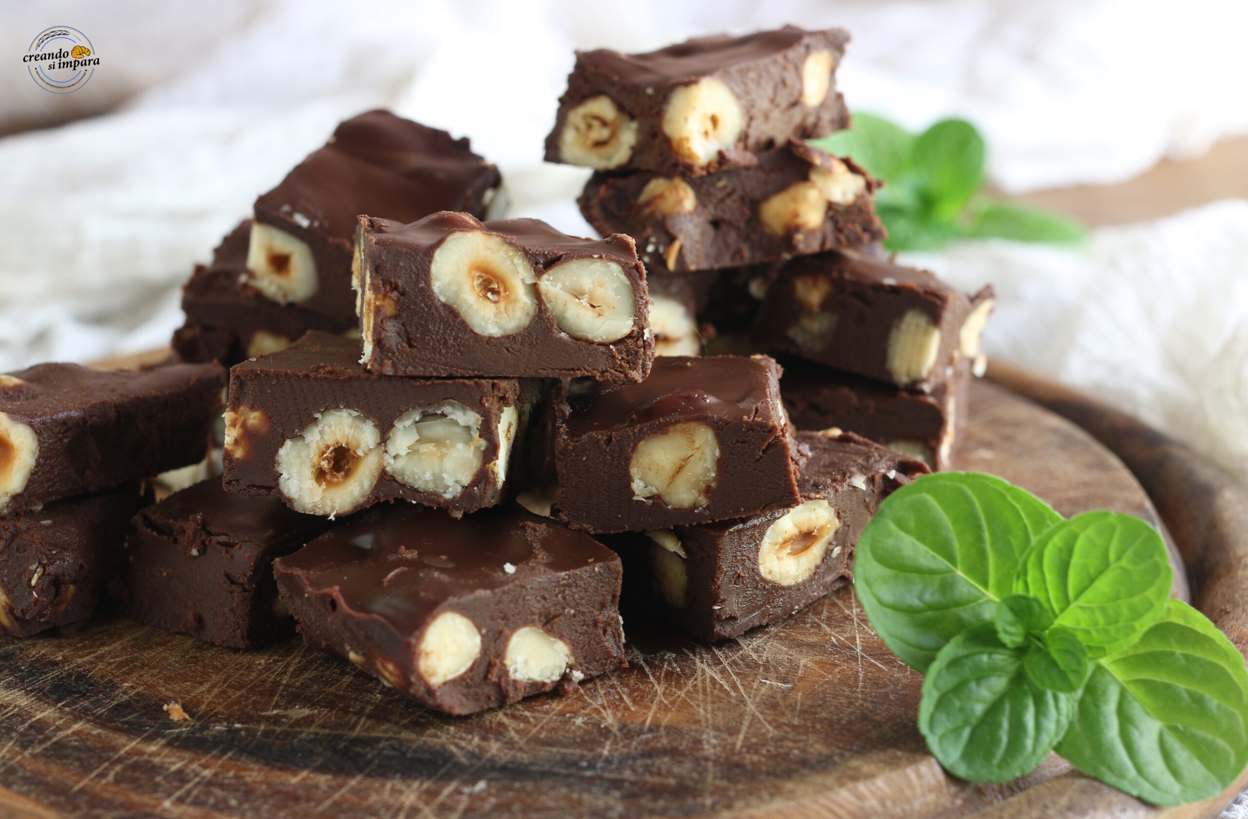 Doce 5 minutos chocolate e avelãs