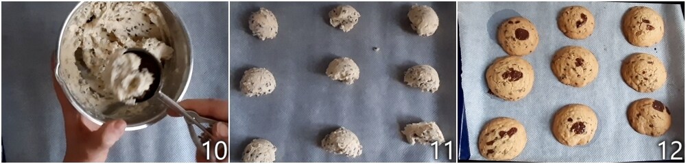 d. cuocere i crumbl cookies