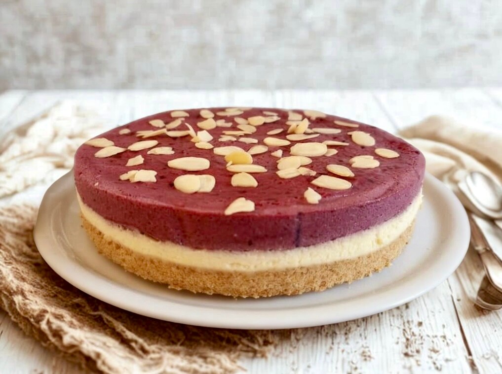 BOLO MOUSSE DE FRUTAS VERMELHAS