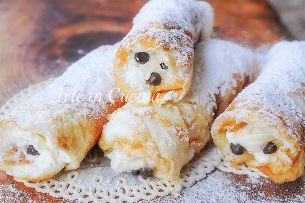 Dedos dos apóstolos doces sicilianos dos mortos rápidos vickyart arte na cozinha