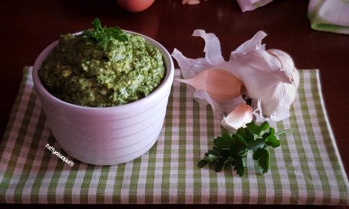 Molho verde para carne cozida
